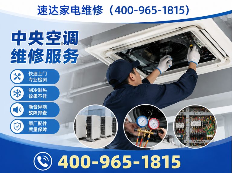长治中央空调维修展示图